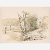 Robert Sudlow, Spring, Pioneer Bluffs, 1982, Lithograph