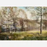 James R. Hamil, Untitled meadow landscape, 1980, Watercolor