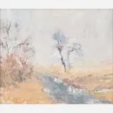 Eric Jacobsen, Untitled landscape, circa mid-1990s, Oil on board