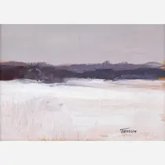 Eric Jacobsen, Winter Fields, circa mid-1990s, Oil on board