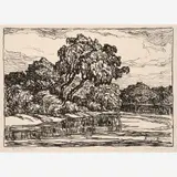 Birger Sandzén, Early Summer, 1923, Lithograph on paper