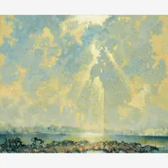 Franz Josef Bolinger, Untitled (Florida Skies), Oil on canvas