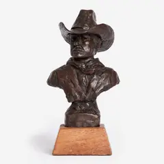 Joe Beeler, Cowboy, 1965, Patinated bronze