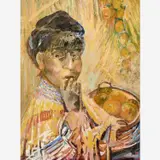 Myrtle Taylor-Bradford, Seminole Indian, 1937, Watercolor