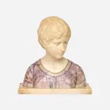 Giovanni Bessi, Pensiero d'Amore (The Thought of Love), early 20th c., Marble