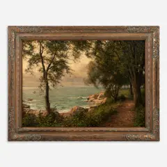 A Sea Breeze, Indian Neck, Connecticut by Louis Aston Knight, Oil on canvas, offered Nov 2022