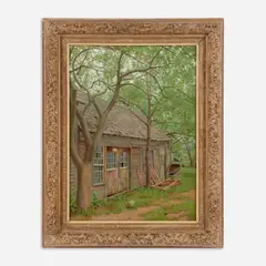 Joe Evans, The Shed, 1894, Oil on canvas