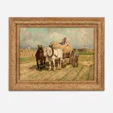 Frans van Leemputten, Haying Time, 1880, Oil on canvas