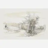 Robert Sudlow, Four Mile Corner, 1982, Lithograph on paper