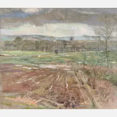 Robert Sudlow, Spring Rain, 1987, Oil on canvas