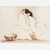 R. C. Gorman, Zia (State I), 1979, Color lithograph on paper