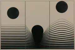 Marcello Morandini, Urto Elastico, 1965, Serigraph on paper