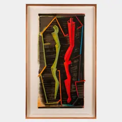 Warren Rosser, Reflex and Memory II, 1992 Six-color, lithograph