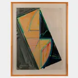 Warren Rosser, Avebury Swing, 1982 Monoprint on paper 30" x 22, Pencil