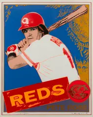 Pete Rose by Andy Warhol, 1985, Serigraph on paper, offered Jun 2021