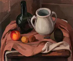 Wilbur Niewald, Still Life with White Jar, 1979, Oil on canvas