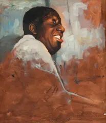 Dean Lamont Mitchell, Untitled, Oil on panel