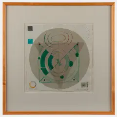 Alan Shields, Cretaceous, 1976, Mixed media