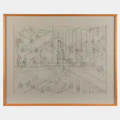 Inverse: Open Section by Cheryl Goldsleger, 1987, Lithograph on paper, offered Jun 2021