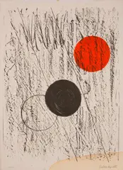 Barbara Hepworth, Sun and Moon, 1969, Color lithograph