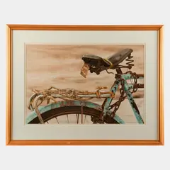 Old Blue by Edwin L. Johnson, 1988, Watercolor on paper, offered Jun 2021