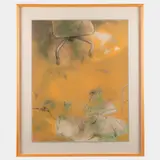 Philip Hershberger, Yellow Floor, 1985, Oil and pencil