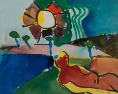 Untitled by Don Beaulieu, 1983, Ink, offered Jun 2021