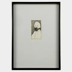 Charles Meryon by Leonard Baskin, 1969, Wood engraving on paper, offered Jun 2021