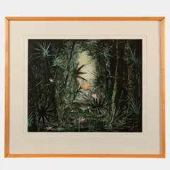 John Alexander, Heart of Darkness, 1990, Hand-colored etching on paper