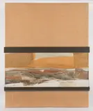 Donald Louthian, Snow on the Bluffs (Contemporary Scroll), 1973, Acrylic, collage