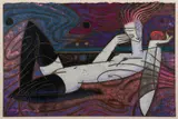 Adrian Wong-Shue, Untold Dreams, 1990, Gouache