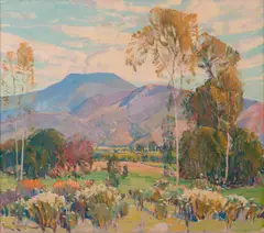 Paul Lauritz, Untitled (Sierra Nevada Landscape), Oil on canvas