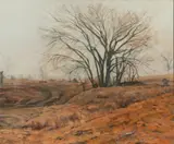 Thompson Hughes, Grove of Trees, 1978, Oil on canvas