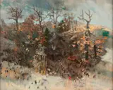 Robert Sudlow, Winter Wood, 1972, Oil on canvas