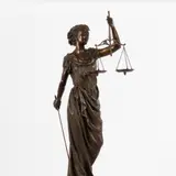 Jill Burkee, Lady Justice, 1991, Bronze