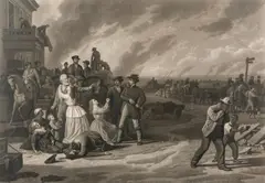 George Caleb Bingham, Martial Law, 1872, Mezzotint