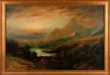 James Hamilton, Untitled (Evening Mountain View), Oil on canvas