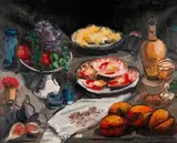 Jose Navarro-Vives, Still Life (Bodegon), 1989, Oil on canvas