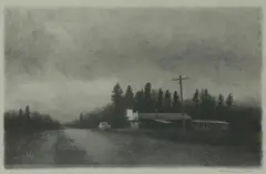 Mike Lynch, Moose Junction, 1987, Lithograph on paper