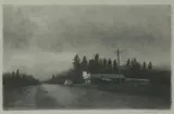 Mike Lynch, Moose Junction, 1987, Lithograph on paper
