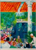 LeRoy Neiman, The Boat House, Central Park
