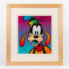 Goofy (Disney Suite) by Peter Max, 1994, Serigraph on paper, offered Sep 2020