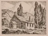 The Guardian Poplar by Birger Sandzén, 1929, Lithograph on paper, offered Mar 2020