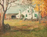 Franklin DeHaven, Untitled (New England Scene), Oil on canvas