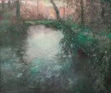 George Ames Aldrich, Untitled (Stream scene)
