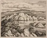 Birger Sandzén, Stevenson Lake