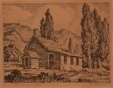 The Guardian Poplar by Birger Sandzén, 1929, Lithograph on paper, offered Mar 2020