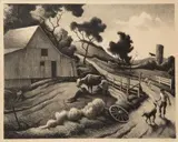 Thomas Hart Benton, The Benton Farm