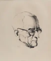Mr. President by Thomas Hart Benton, 1971, Lithograph on paper, offered Nov 2019