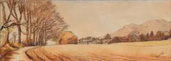 Untitled (Landscape) by Thomas Hart Benton, Pen and ink, offered Nov 2019